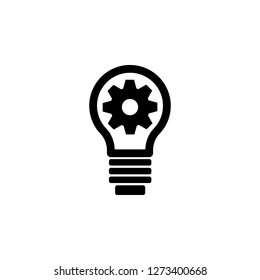 idea icon. Simple glyph vector of business set for UI and UX, website or mobile application on white background