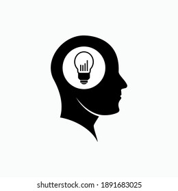 Idea Icon. Solution Symbol - Vector, Sign for Design, Presentation, Website or Apps Elements.