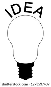idea icon in trendy design style vector eps 10