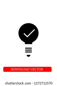 Idea icon, Vector