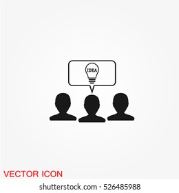 Idea icon vector