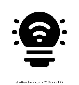 idea icon. vector glyph icon for your website, mobile, presentation, and logo design.