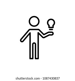 idea icon vector illustration