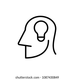 idea icon vector illustration