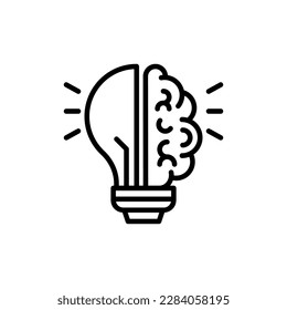 Idea icon in vector. Illustration