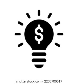 Idea icon vector illustration logo template isolated on white background