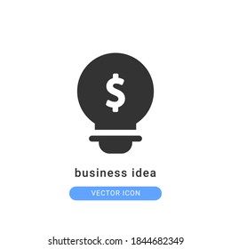 idea icon vector illustration. idea icon outline design.