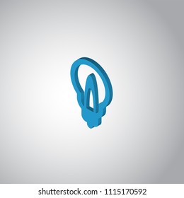 idea icon vector isolated on white background for your web and mobile app design, idea logo concept
