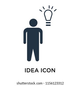 Idea icon vector isolated on white background, Idea transparent sign