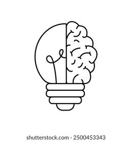 Idea icon vector. lightbulb icon. innovation. thinking idea