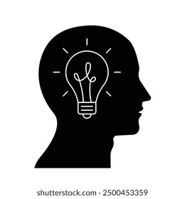 Idea icon vector. lightbulb icon. innovation. thinking idea