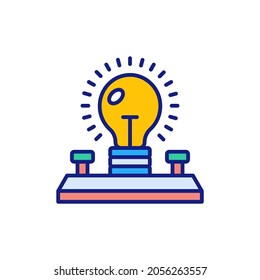 Idea icon in vector. Logotype