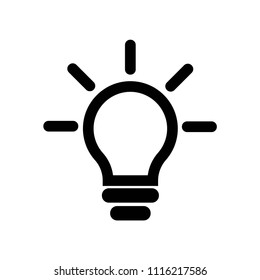 Idea icon vector icon. Simple element illustration. Idea symbol design. Can be used for web and mobile.