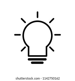 Idea icon vector icon. Simple element illustration. Idea symbol design. Can be used for web and mobile.