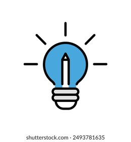 Idea icon vector stock illustration