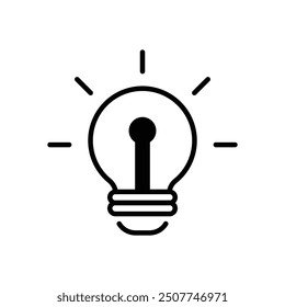 Idea icon vector stock illustration