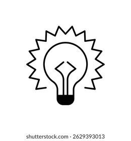 Idea Icon vector stock illustration