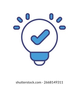 Idea icono Vector ilustración de stock