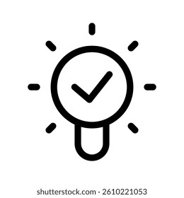 Idea Icon Vector Symbol Design Illustration