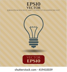 idea icon vector symbol flat eps jpg app web concept website