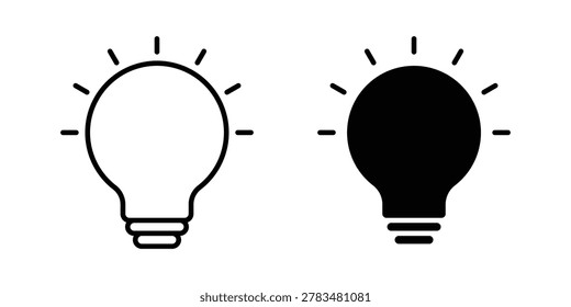 Idea icon vector symbol graphics