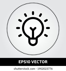 Idea icon vector. Teamwork icon in flat design. Eps 10 vector illustration.