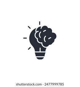 idea icon. vector.Editable stroke.linear style sign for use web design,logo.Symbol illustration.