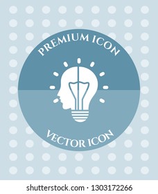 Idea Icon for Web, Applications, Software & Graphic Designs.