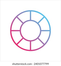  Idea icon with white background vector