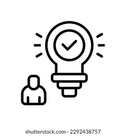 idea icon for your website, mobile, presentation, and logo design.
