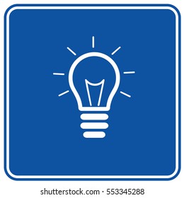 Idea icon,clean vector