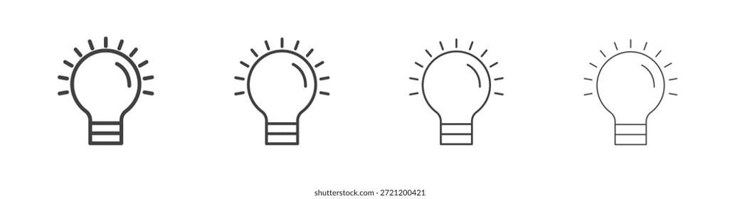 Iconos de la idea para el gráfico y el Diseño web.
