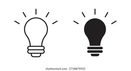 Iconos de la idea fijados aislados en la Ilustración vectorial plana del fondo blanco.