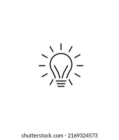 icono de idea,icono de mejor línea vector.