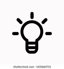 Idea icon,vector illustration. Flat design style. vector idea icon illustration isolated on White background, idea icon Eps10. idea icons graphic design vector symbols.