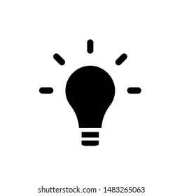 Idea icon,vector illustration. Flat design style. vector idea icon illustration isolated on White background, idea icon Eps10. idea icons graphic design vector symbols.