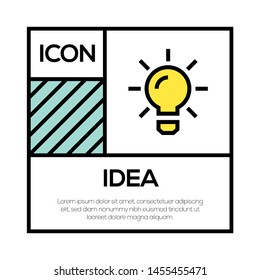 IDEA AND ILLUSTRATION ICON CONCEPT