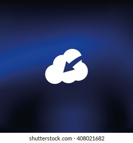 Idea illustration. Inspiration flat icon.