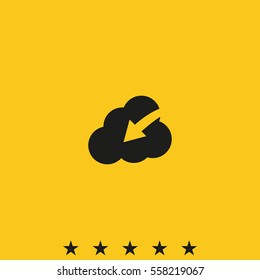 Idea illustration. Inspiration flat icon.