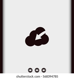 Idea illustration. Inspiration flat icon.