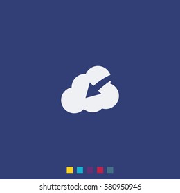 Idea illustration. Inspiration flat icon.