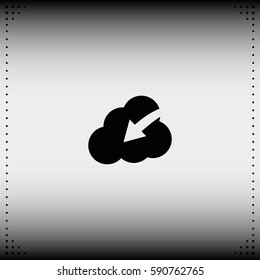 Idea illustration. Inspiration flat icon.