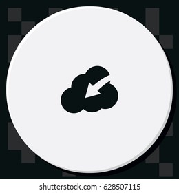 Idea illustration. Inspiration flat icon.