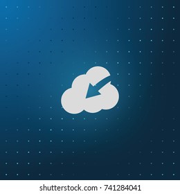 Idea illustration. Inspiration flat icon.