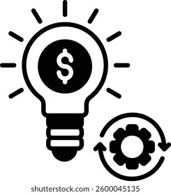 Idea illustration with isolated background 