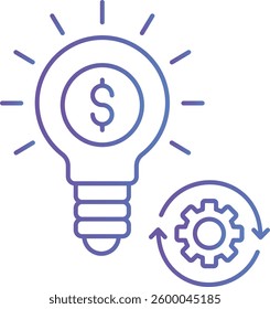 Idea illustration with isolated background 