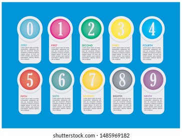 Idea infographic step chart vector for bussiness and workflow plan
