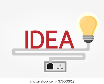 Idea Infographic template, Eps10, vector illustration, For presentations, brochures, banners, website graphics.