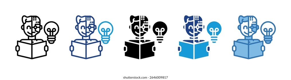 Idea Innovation Bot Icon Element For Design