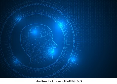 fondo abstracto de la tecnología de innovación de ideas.